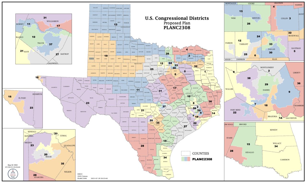 PLANC2308 Texas map 2025